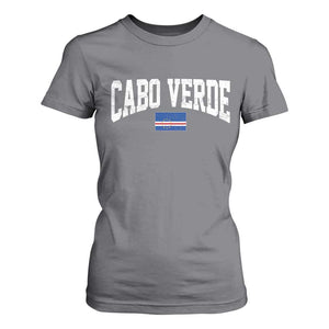Cabo Verde Sports Throwback T Shirt For Women Cape Verdean Pride Lovers