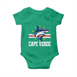 Vintage Cape Verde Shark Cabo Verdean Roots Baby Onesie