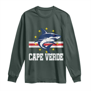 Vintage Cape Verde Shark Cabo Verdean Roots Long Sleeve Shirt