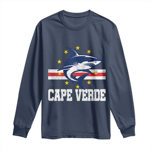 Vintage Cape Verde Shark Cabo Verdean Roots Long Sleeve Shirt