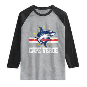 Vintage Cape Verde Shark Cabo Verdean Roots Raglan Shirt