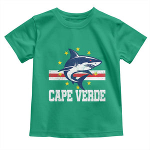 Vintage Cape Verde Shark Cabo Verdean Roots Toddler T Shirt