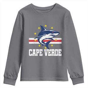 Vintage Cape Verde Shark Cabo Verdean Roots Youth Sweatshirt
