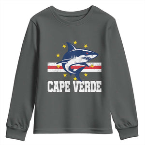 Vintage Cape Verde Shark Cabo Verdean Roots Youth Sweatshirt