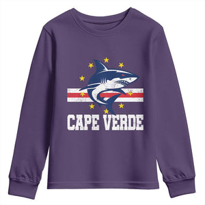 Vintage Cape Verde Shark Cabo Verdean Roots Youth Sweatshirt