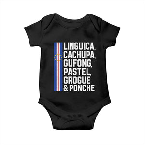 Cape Verde Cuisine Baby Onesie Linguica Cachupa Gufong Cabo Verde Heritage