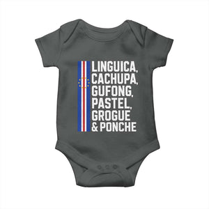 Cape Verde Cuisine Baby Onesie Linguica Cachupa Gufong Cabo Verde Heritage