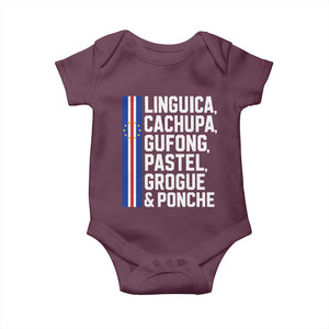 Cape Verde Cuisine Baby Onesie Linguica Cachupa Gufong Cabo Verde Heritage