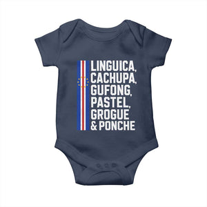 Cape Verde Cuisine Baby Onesie Linguica Cachupa Gufong Cabo Verde Heritage