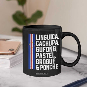 Cape Verde Cuisine Coffee Mug Linguica Cachupa Gufong Cabo Verde Heritage
