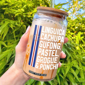 Cape Verde Cuisine Glass Can Linguica Cachupa Gufong Cabo Verde Heritage