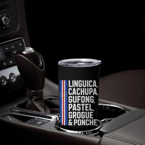 Cape Verde Cuisine Tumbler Cup Linguica Cachupa Gufong Cabo Verde Heritage