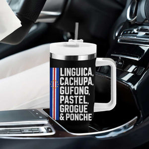 Cape Verde Cuisine Tumbler With Handle Linguica Cachupa Gufong Cabo Verde Heritage