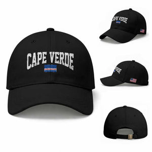 Cape Verde Sports Throwback Baseball Cap Cabo Verdean Pride