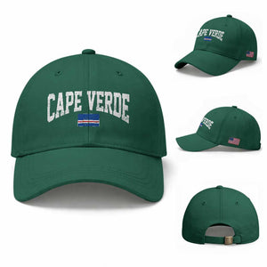 Cape Verde Sports Throwback Baseball Cap Cabo Verdean Pride