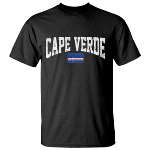 Cape Verde Sports Throwback T Shirt Cabo Verdean Pride