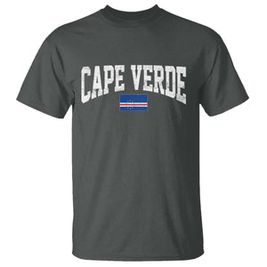 Cape Verde Sports Throwback T Shirt Cabo Verdean Pride