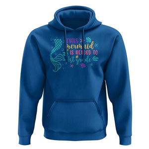 Funny Back To School Hoodie This Mermaid Is Headed To 1st Grade Bubbles Starfish Seashell TS11 Royal Blue Print Your Wear