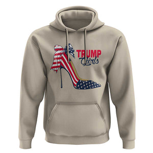 Trump Girl Hoodie High Heel Stilettos American Flag TS11 Sand Print Your Wear