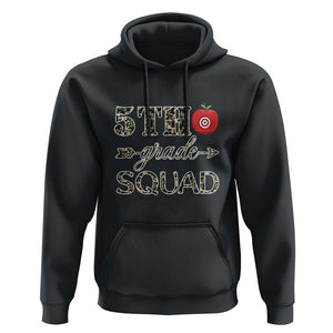 Funny Back To School Hunting Hoodie 5TH Grade Squad Camo Flag Apple Arrow TS11 Black Print Your Wear