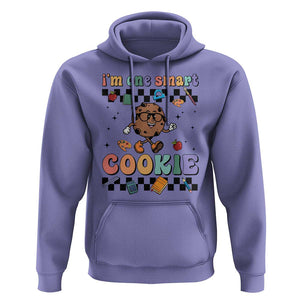 Funny Student Hoodie I'm One Smart Cookie Apple Book Ruler Pencil TS11 Violet Print Your Wear