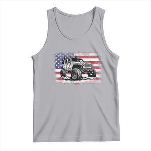 American Flag UTV Side By Side SXS Off Road Car Tank Top TS11 Athletic Heather Print Your Wear