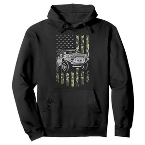 Camouflage American Flag UTV Side By Side SXS Off Road Car Hoodie TS11 Black Print Your Wear