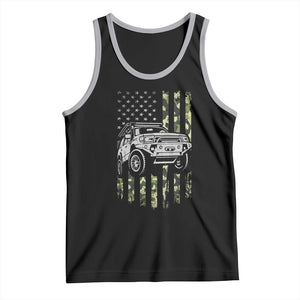 Camouflage American Flag UTV Side By Side SXS Off Road Car Tank Top TS11 Black Athletic Heather Print Your Wear