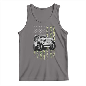 Camouflage American Flag UTV Side By Side SXS Off Road Car Tank Top TS11 Deep Heather Print Your Wear