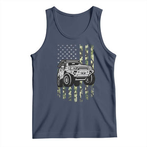 Camouflage American Flag UTV Side By Side SXS Off Road Car Tank Top TS11 Navy Print Your Wear