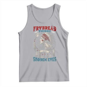 Native American Women Tank Top Frybread Thighs Skoden Eyes Dreamcatcher TS11 Athletic Heather Print Your Wear