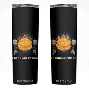 Frybread Power Skinny Tumbler Native American Indian Food TS11 Black Print Your Wear