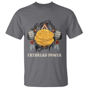 Frybread Power T Shirt Native American Indian Food TS11 Charcoal Print Your Wear