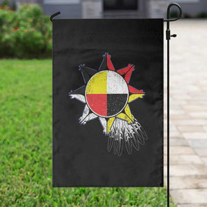 Oglala Lakota Native American Medicine Wheel Feathers Garden Flag TS11 Print Your Wear
