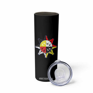 Oglala Lakota Nation Medicine Wheel Native American Skinny Tumbler TS11 Print Your Wear