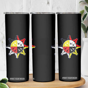 Oglala Lakota Nation Medicine Wheel Native American Skinny Tumbler TS11 Print Your Wear