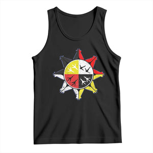 Oglala Lakota Nation Medicine Wheel Native American Tank Top TS11 Black Print Your Wear
