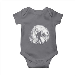 Funny Bigfoot Offroad Car Night Stroll Adventure Baby Onesie TS11 Charcoal Print Your Wear