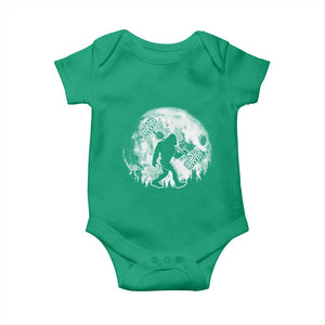 Funny Bigfoot Offroad Car Night Stroll Adventure Baby Onesie TS11 Irish Green Print Your Wear