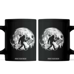 Funny Bigfoot Offroad Car Night Stroll Adventure Coffee Mug TS11 Black Print Your Wear