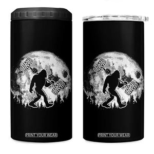 Funny Bigfoot Offroad Car Night Stroll Adventure 4 in 1 Can Cooler Tumbler TS11 One Size: 16 oz Black Print Your Wear