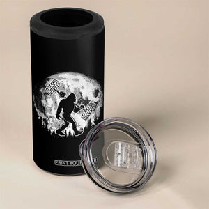 Funny Bigfoot Offroad Car Night Stroll Adventure 4 in 1 Can Cooler Tumbler TS11 Print Your Wear