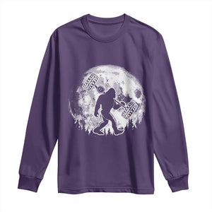 Funny Bigfoot Offroad Car Night Stroll Adventure Long Sleeve Shirt TS11 Purple Print Your Wear