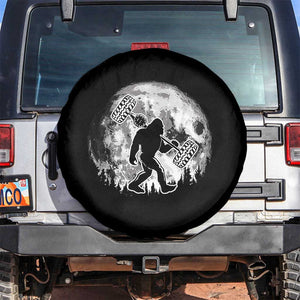Funny Bigfoot Offroad Car Night Stroll Adventure Spare Tire Cover TS11 No hole Black Print Your Wear