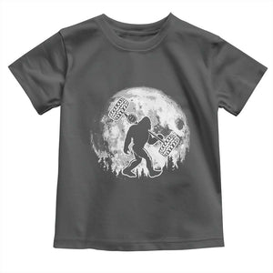 Funny Bigfoot Offroad Car Night Stroll Adventure Toddler T Shirt TS11 Dark Heather Print Your Wear