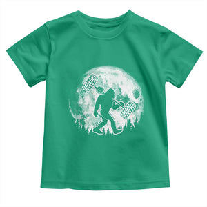 Funny Bigfoot Offroad Car Night Stroll Adventure Toddler T Shirt TS11 Irish Green Print Your Wear