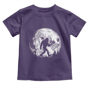 Funny Bigfoot Offroad Car Night Stroll Adventure Toddler T Shirt TS11 Purple Print Your Wear