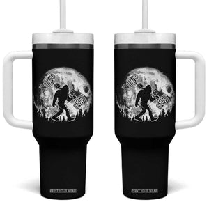 Funny Bigfoot Offroad Car Night Stroll Adventure Tumbler With Handle TS11 One Size: 40 oz Black Print Your Wear