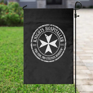Knights Hospitaller Garden Flag Pro Fide Pro Utilitate Hominum est 1113 Maltese Catholic Christian