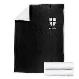 Teutonic Order Flag Cross Gott Mit Uns Throw Blanket Knight Insignia Arms Shield